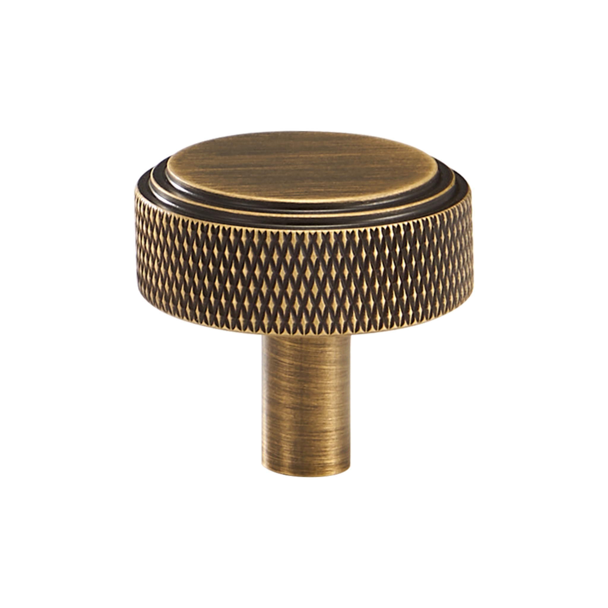 R03 knott ruglete knurled antikk messing